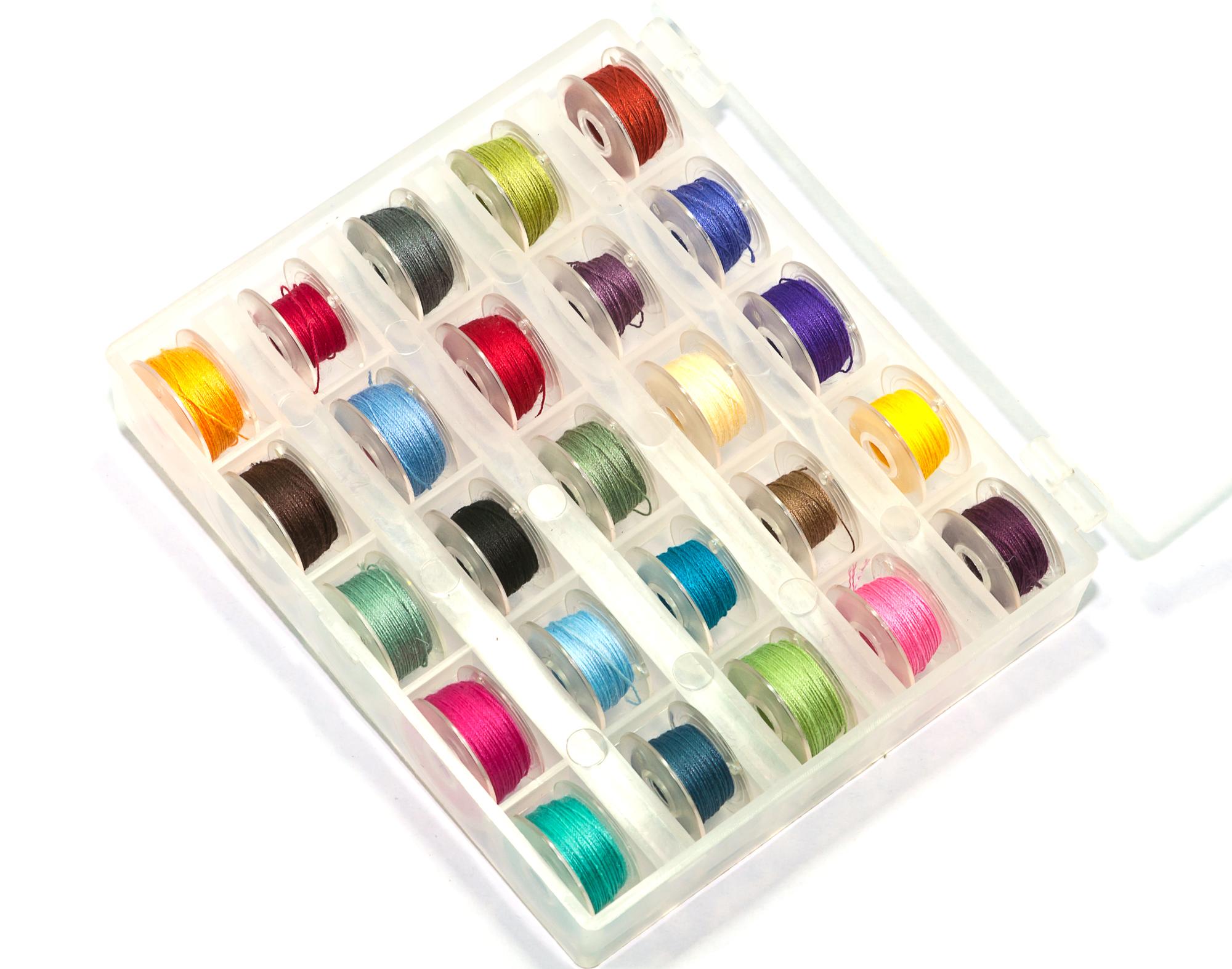 Palette di fili per ricamo